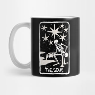 The Star Skeleton Skull Tarot Card Mug